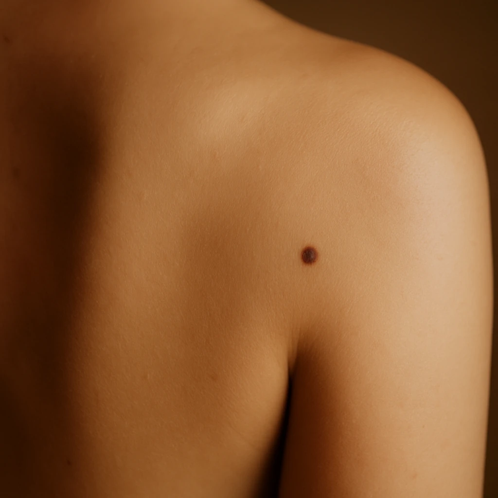 Muttermale auf der Haut