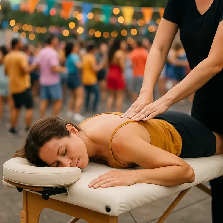 Massage bei Events und Feiern